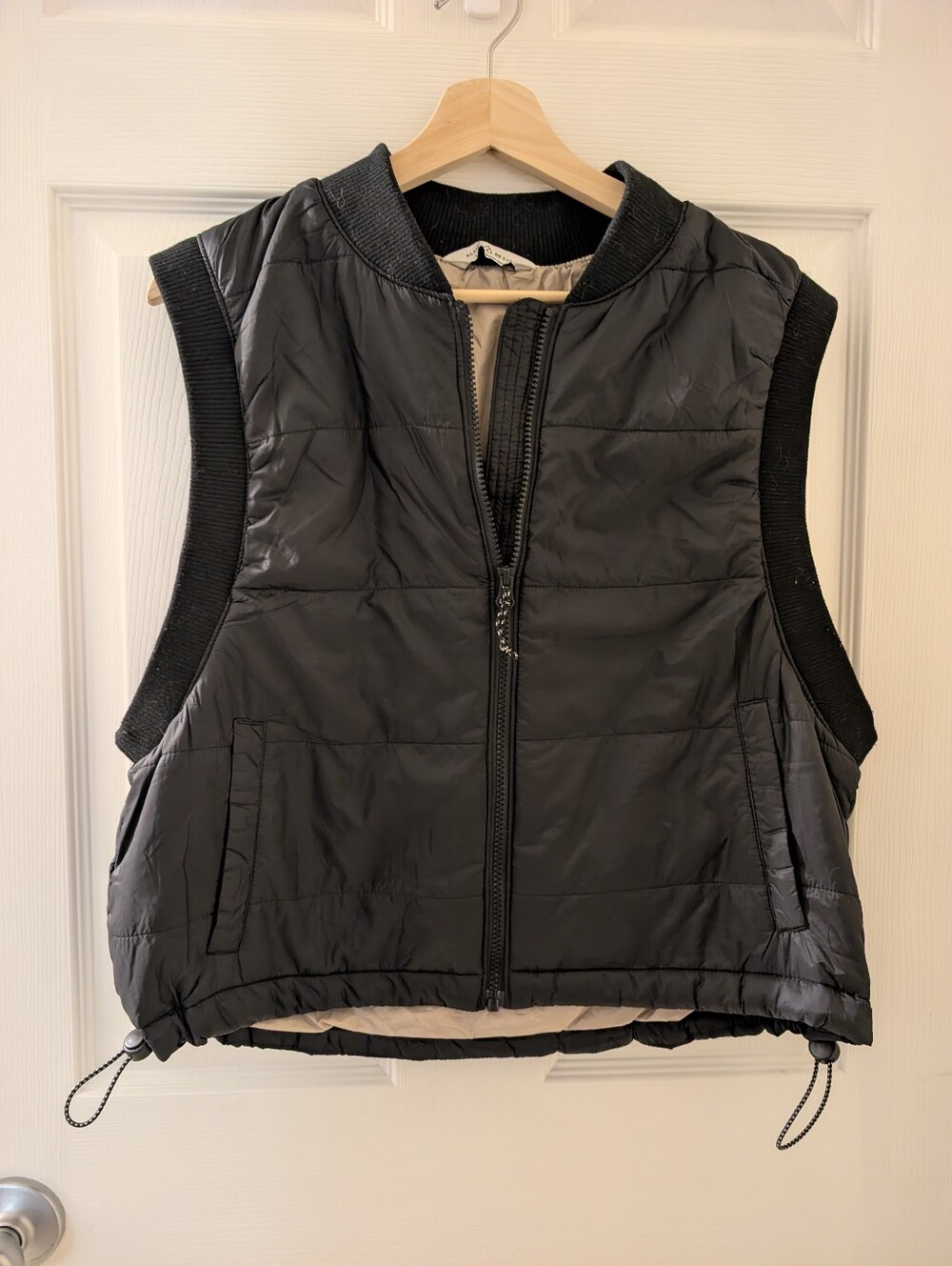 Black Quilted Puffer Vest